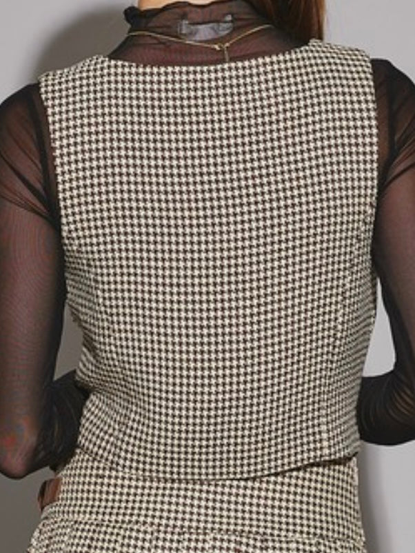 Checkered Vest Top