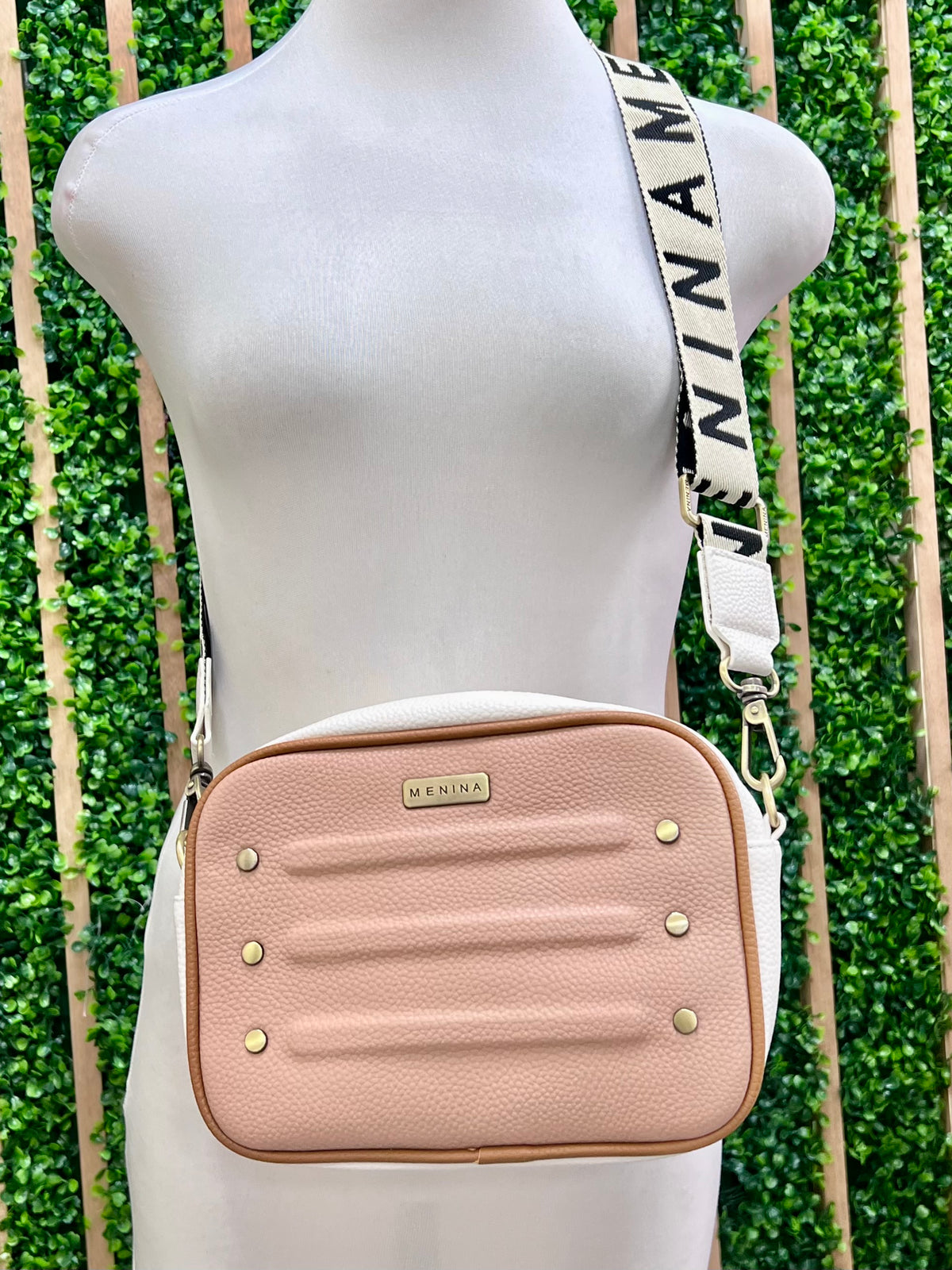 Stud Screw Detail Travel Bag