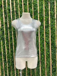 Metallic Racerback Top
