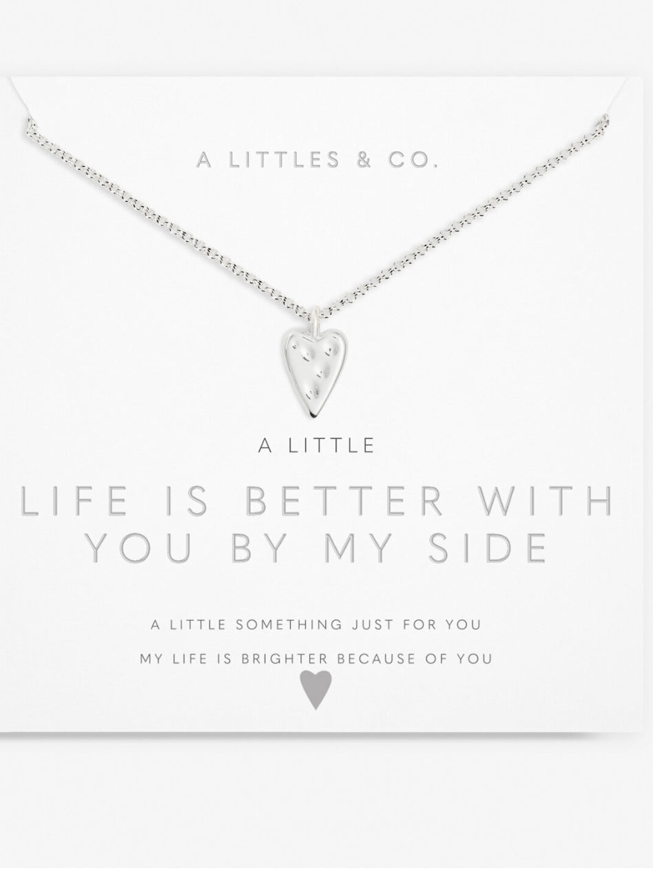Little Moments Life Is Better With You By My Side Necklace