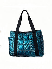 City Luxe Quilted Tote Bag