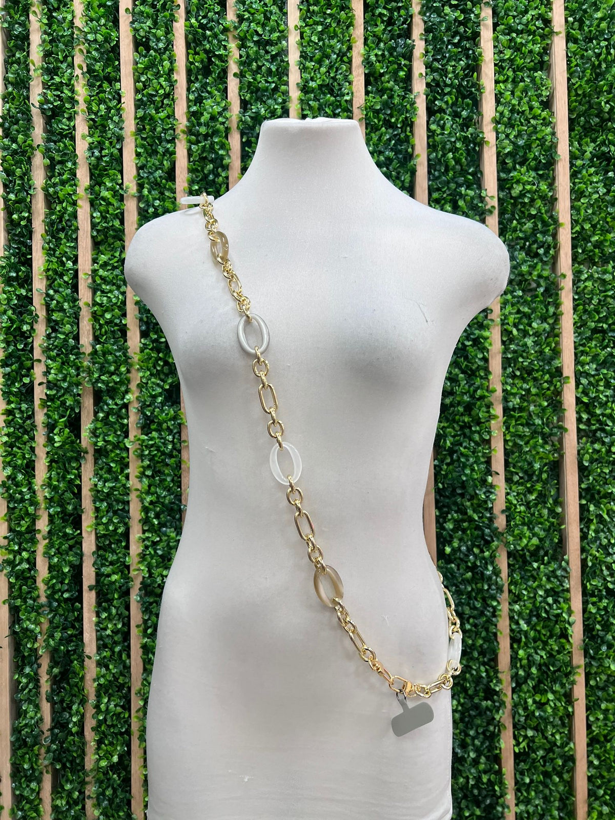 Resin Multi Link Crossbody Body Chain Strap