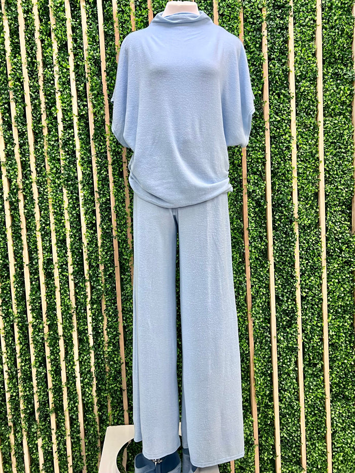 Cowl Neck Pant Set