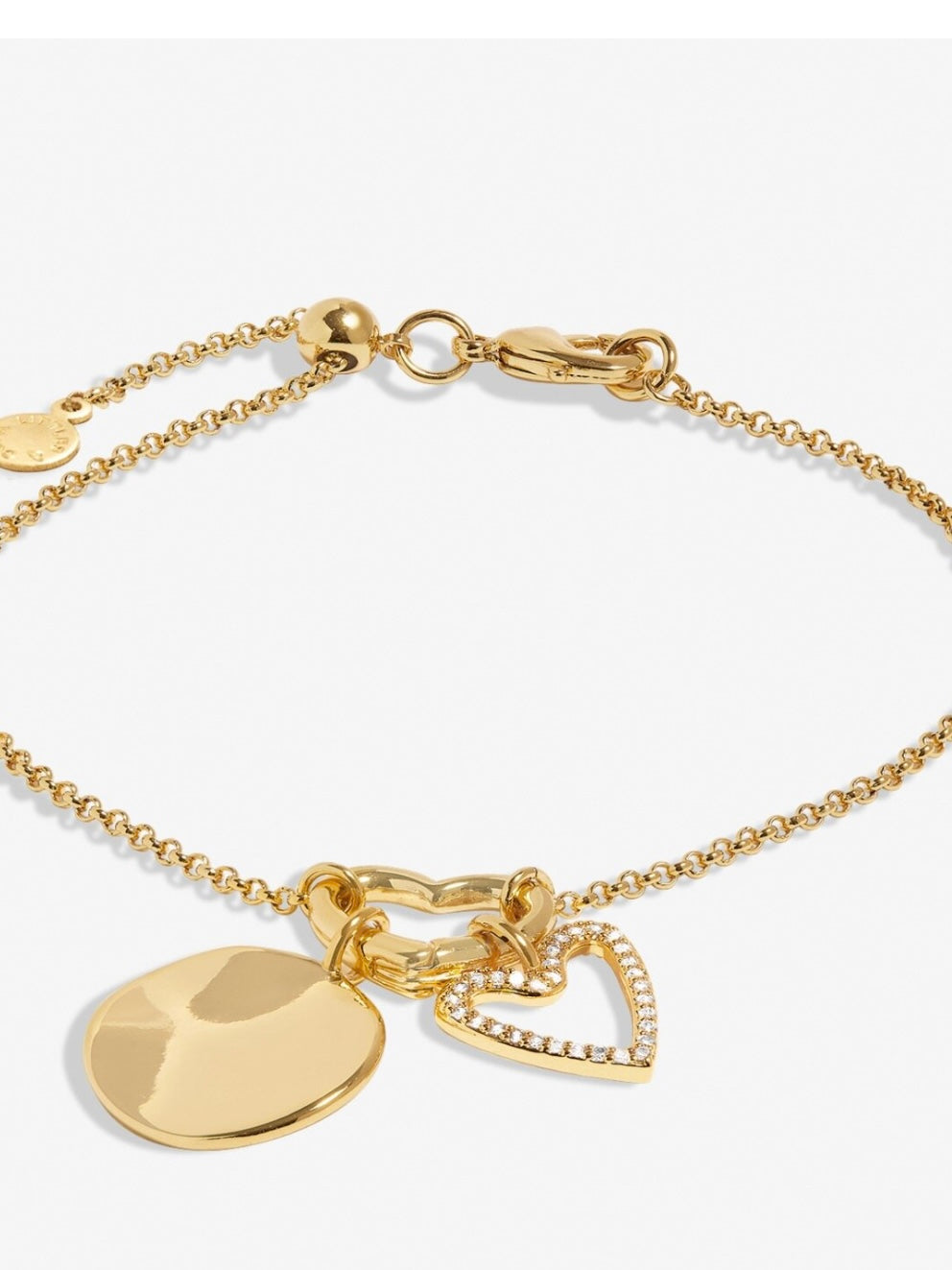 Little Moments Heart Clasp Luck Charms Bracelet