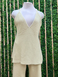 Natural Flared Knit Set