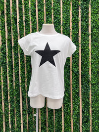 Glitter Star Sleeveless Tee
