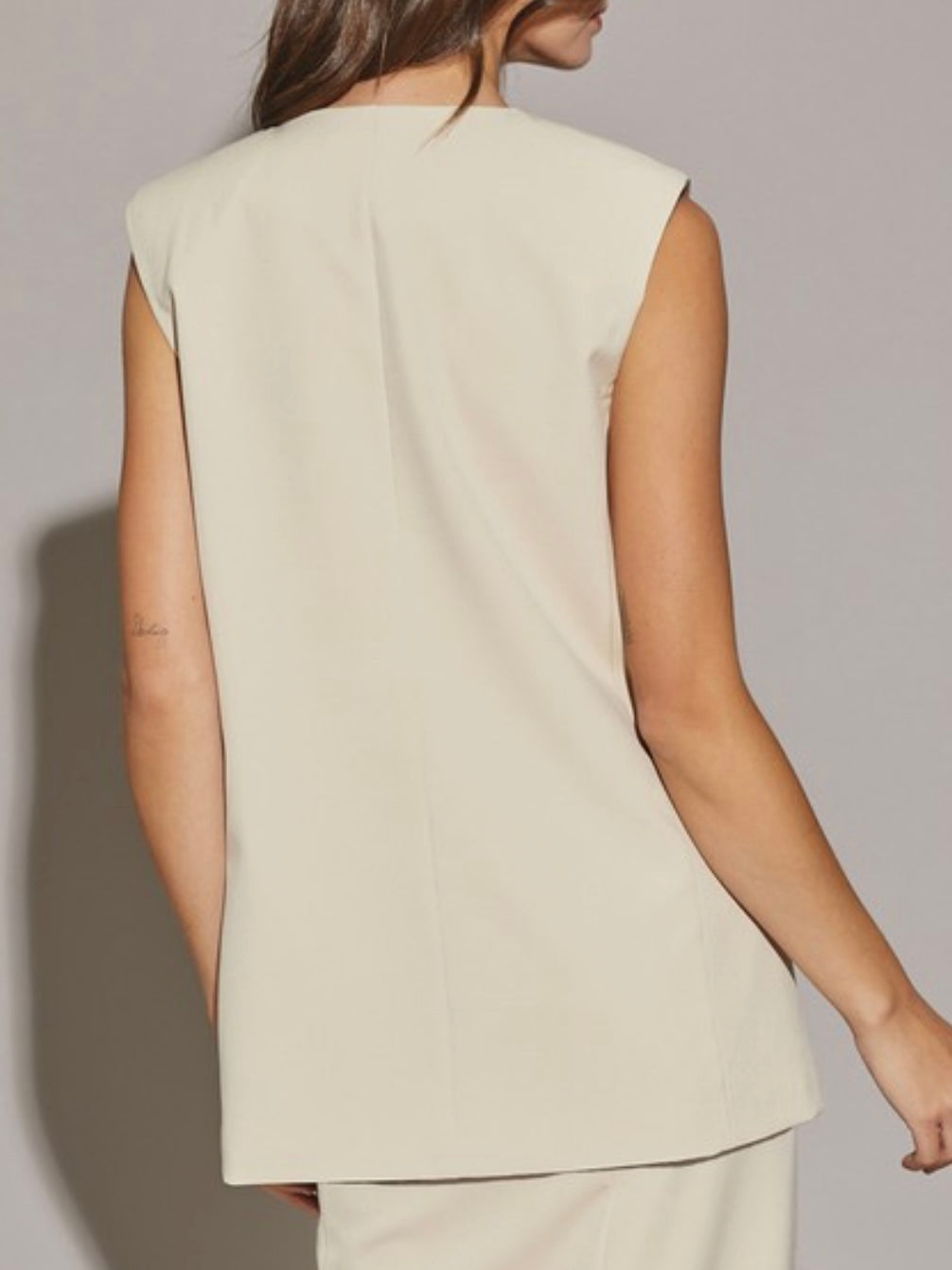 Oversized Long Vest