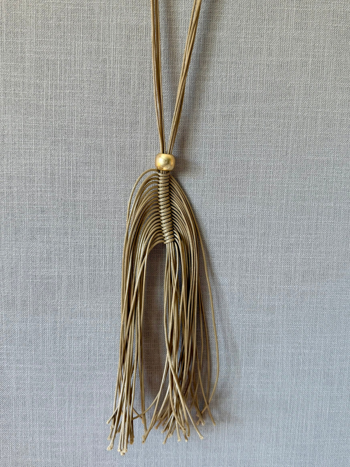 Fringed Feather Boho Necklace