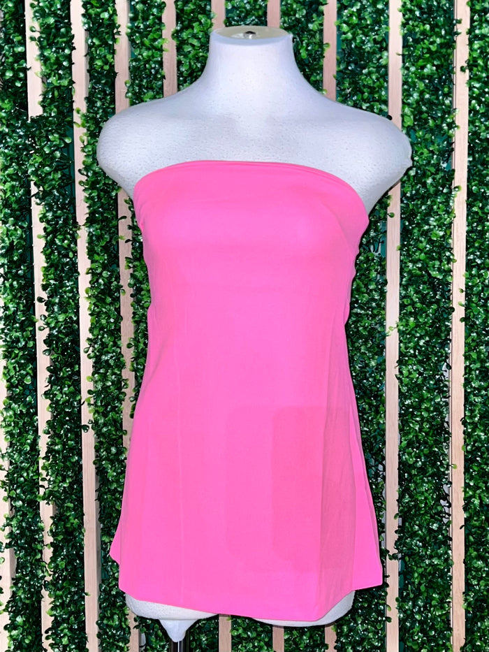 Long Strapless Top