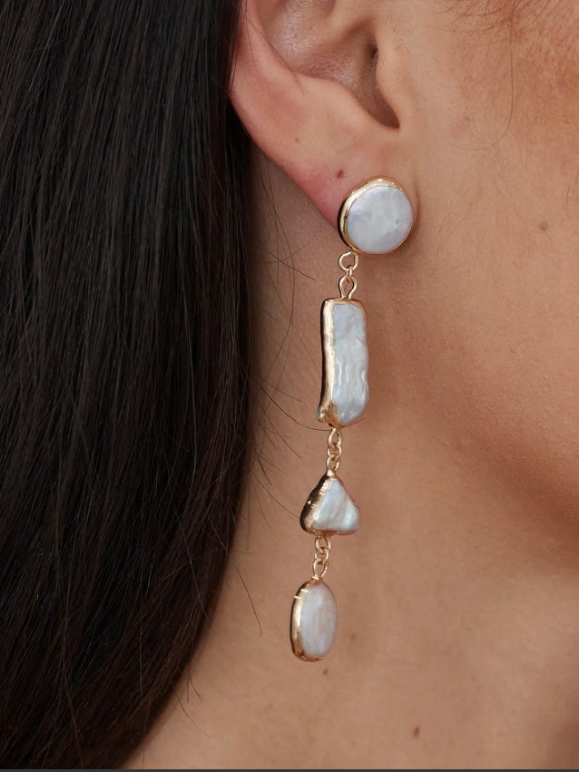 Tatiana Pearl Drop Earrings