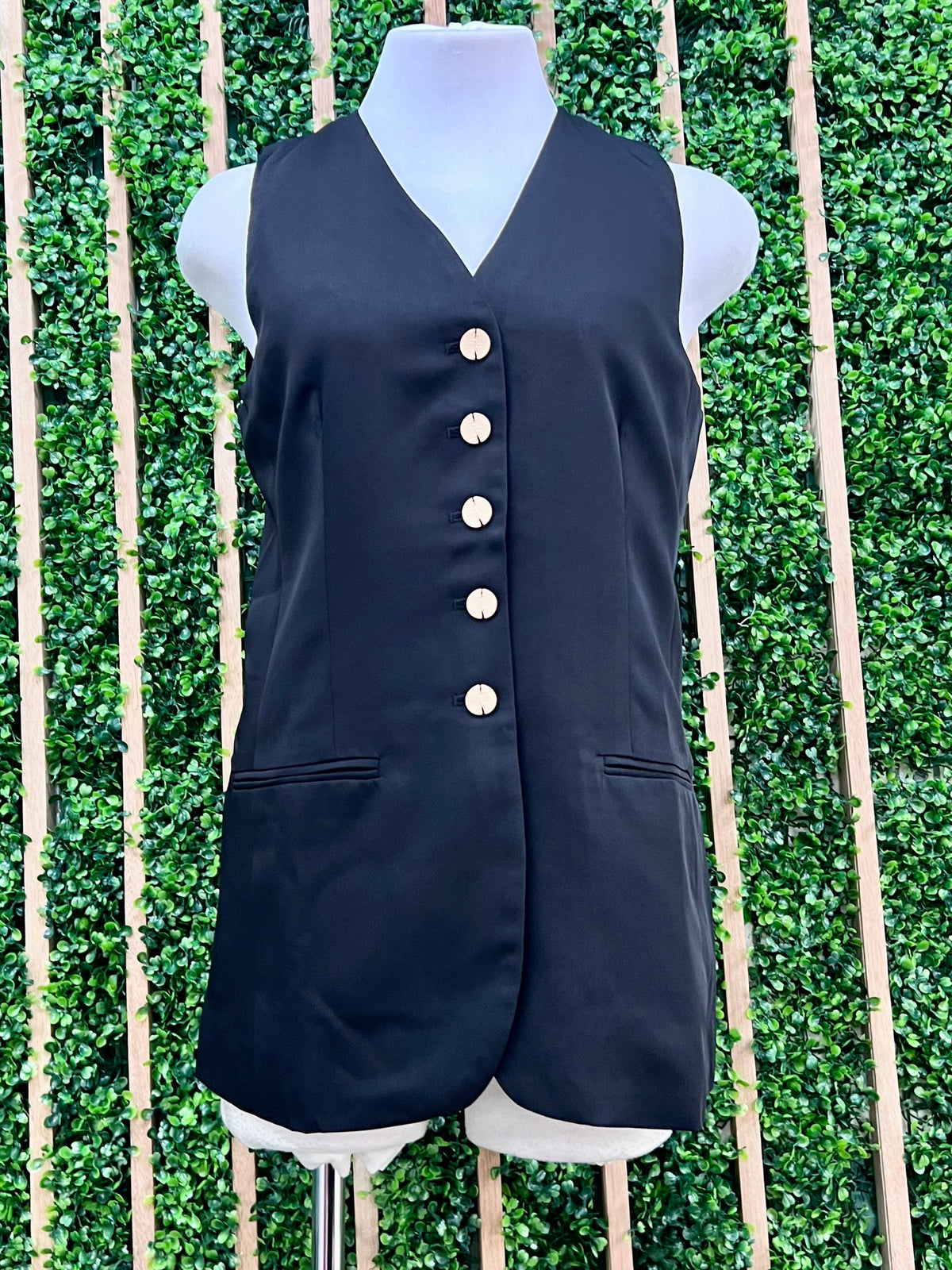 Business Fitted Long Vest