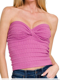 Twist Front Tube Top
