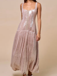 Beautiful Sequin Corset Midi Dress