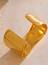 Stainless Steel Irregular Thick Cuff