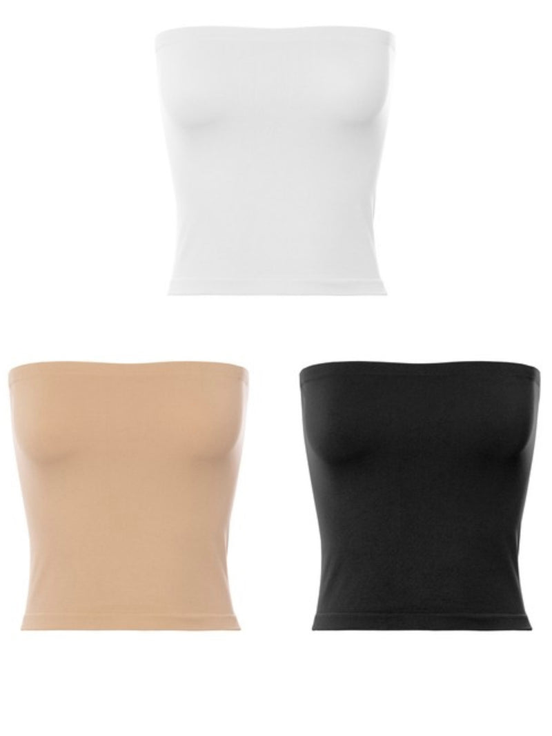 Strapless Basic Tube Top
