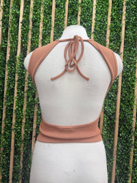 Open Back Tank Top