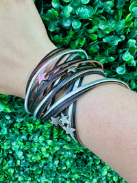 Leatherette Wrap Bracelets