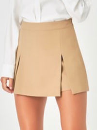 Mocha Slit Skort