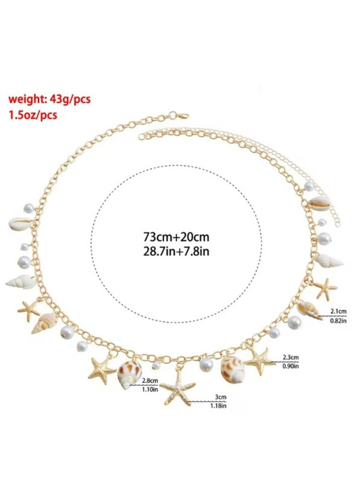 Sea Charms Body Chain