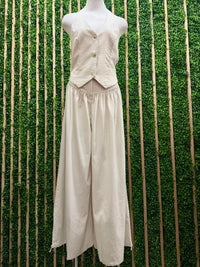 Ivory Halter Vest Top