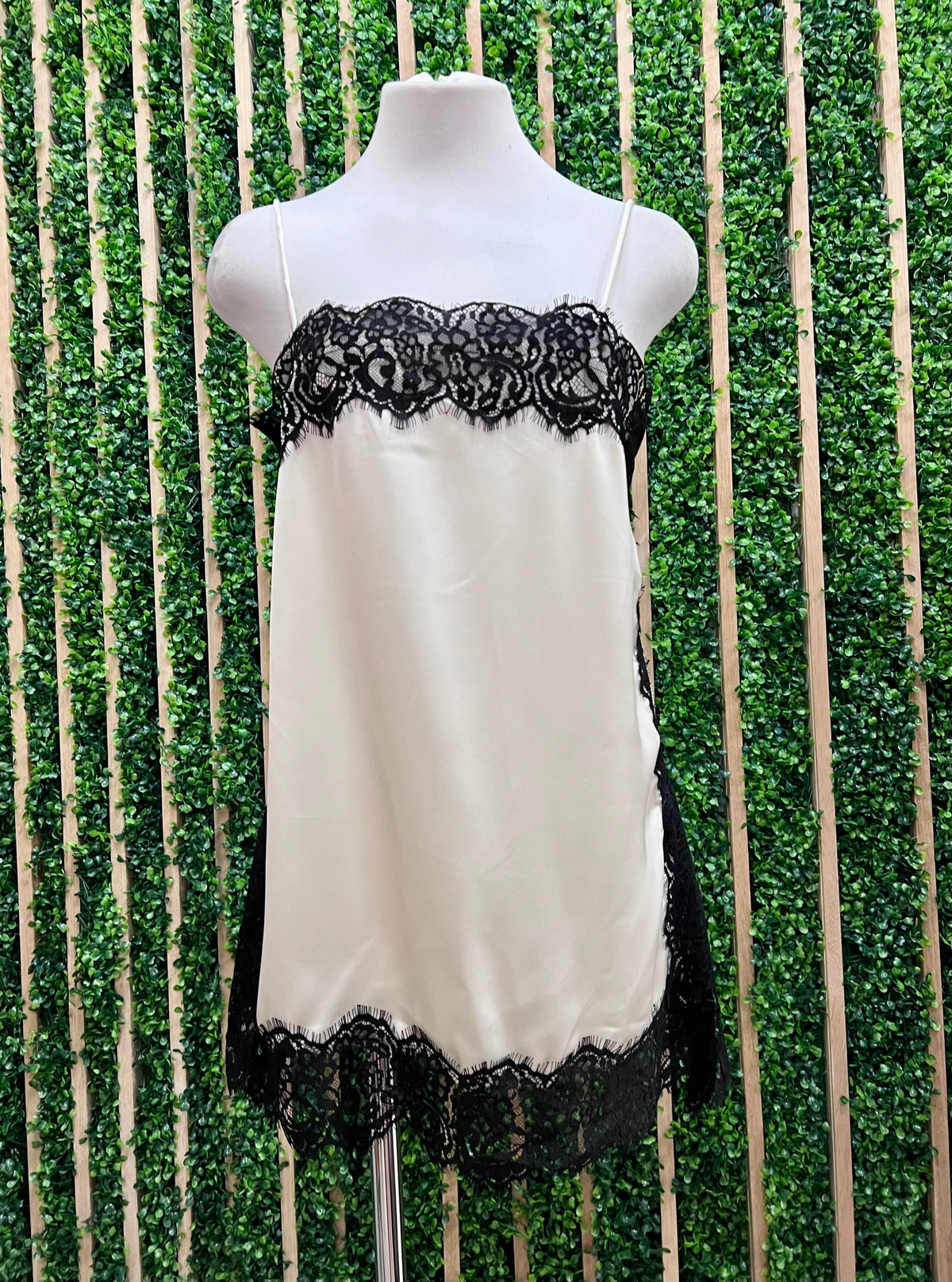 Satin Lace Trim Camisole