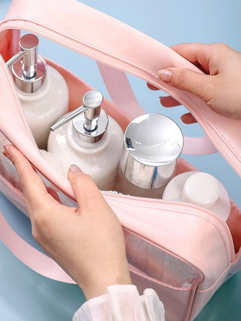 3 Set Clear Washbag Set