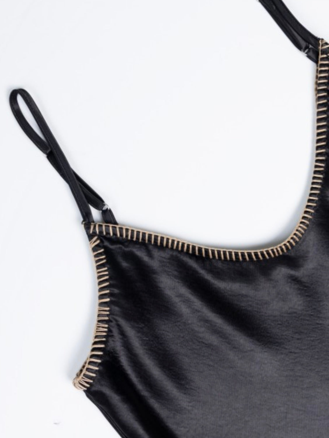 Whipstitch Satin Camisole