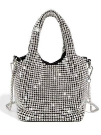 Crystal Embellished Hobo Bag