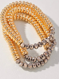 Pearl Beaded Bracelet Set