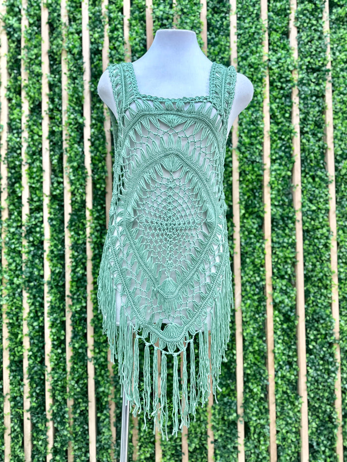 Short Fringe Coverup