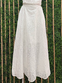 Beautiful Eyelet Midi Skirt