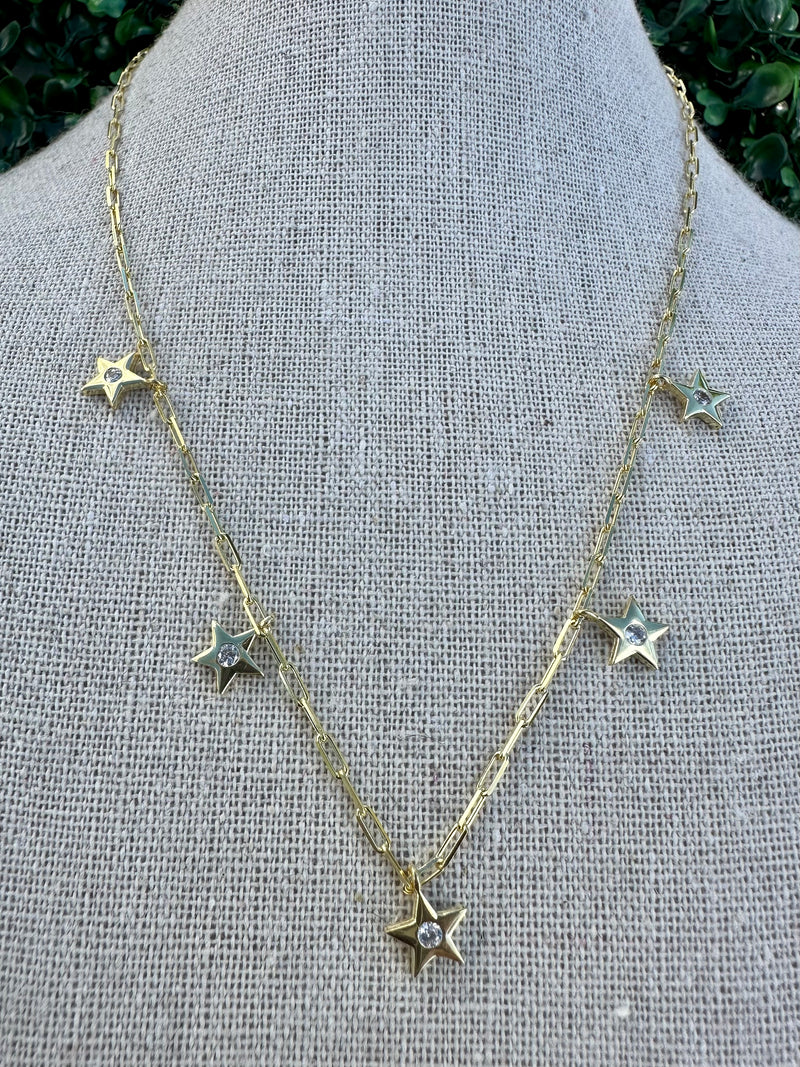 Dangly Star Necklace