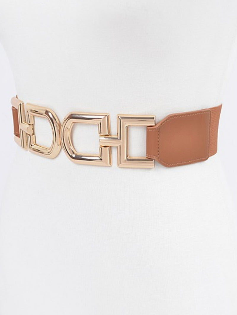 Multi Metal Buckle Elastic Belt