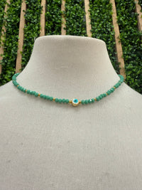 Greece Round Eye Necklace