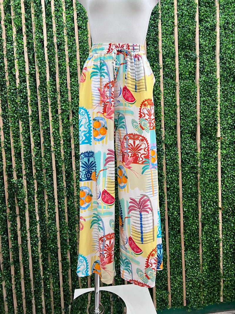 Under the Sea Wide Leg Bottom