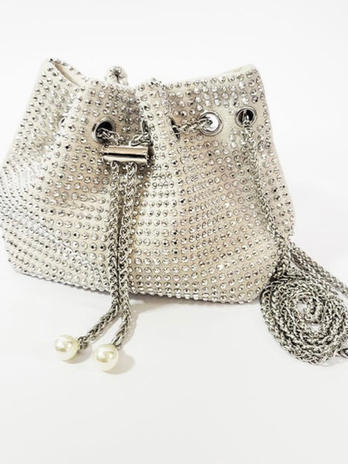 Stone Crossbody Bucket Bag