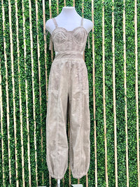 Bustier Cutout Jumpsuit