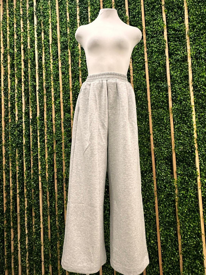 Heather Grey Knit Pant