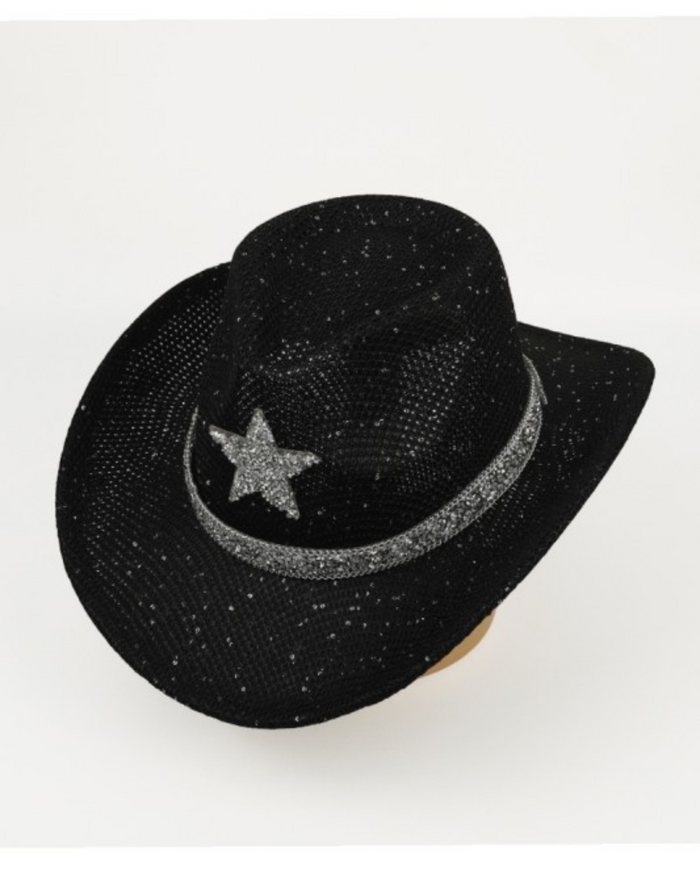 Glitter Star Cowboy Hat