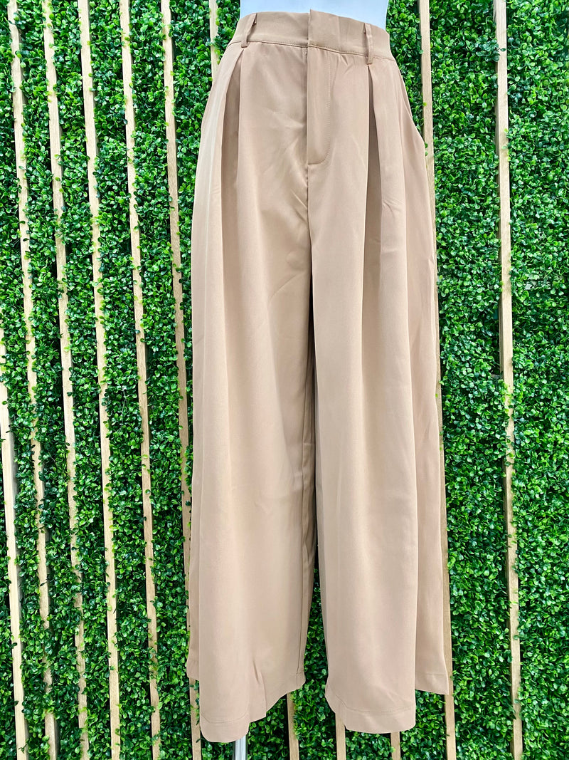 High Rise Wide Leg Pants