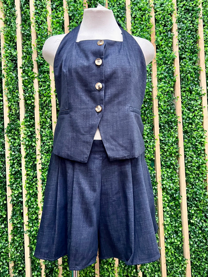 Navy Tailored Vest