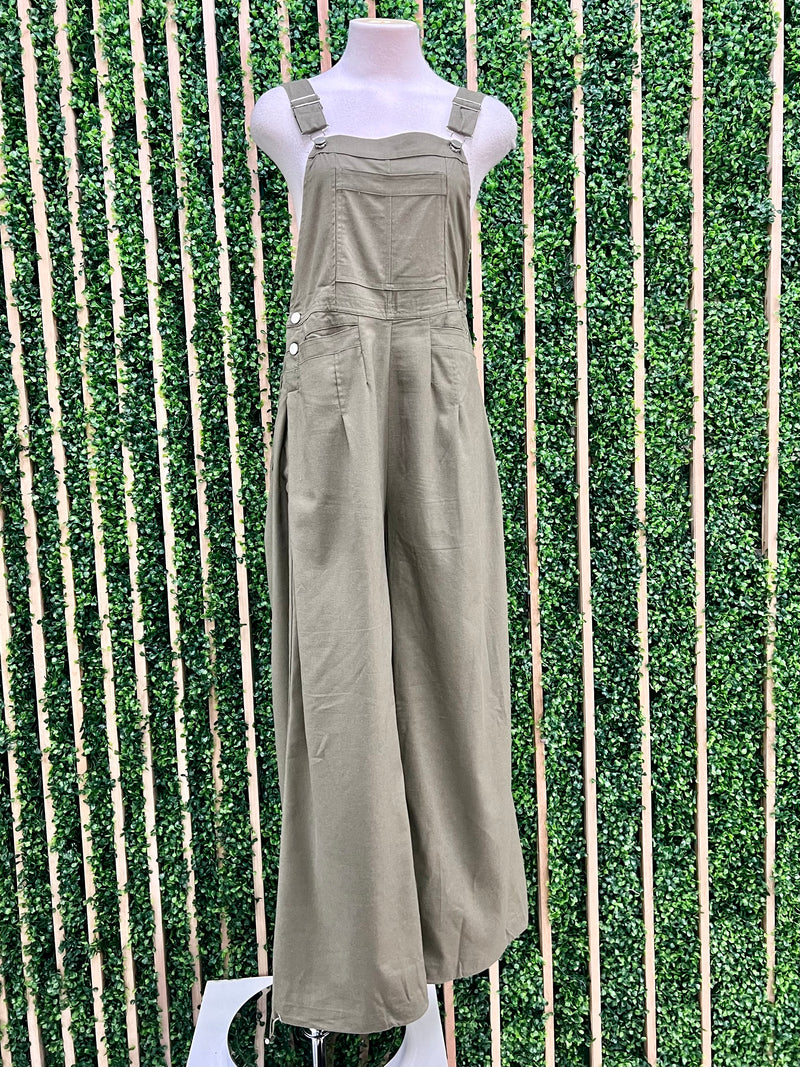 Cargo Drawstring Overall