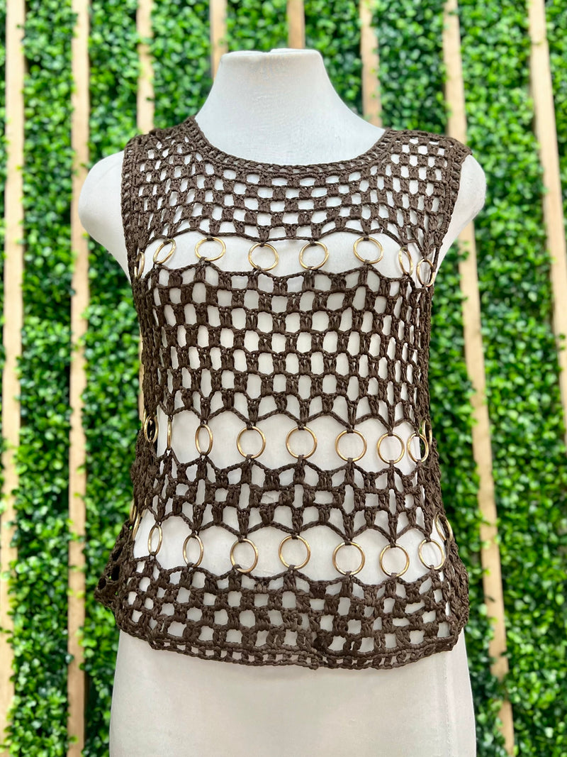 Ring Detail Knit Top
