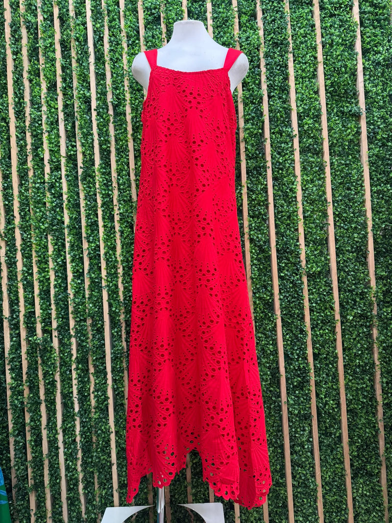 Riviera Eyelet Maxi Dress