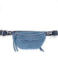 Denim Star Puffed Fanny Pack