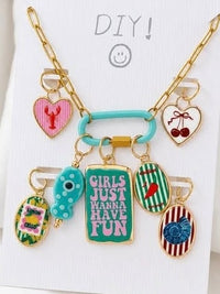 DIY Stainless Steel Coastal Charm Necklace