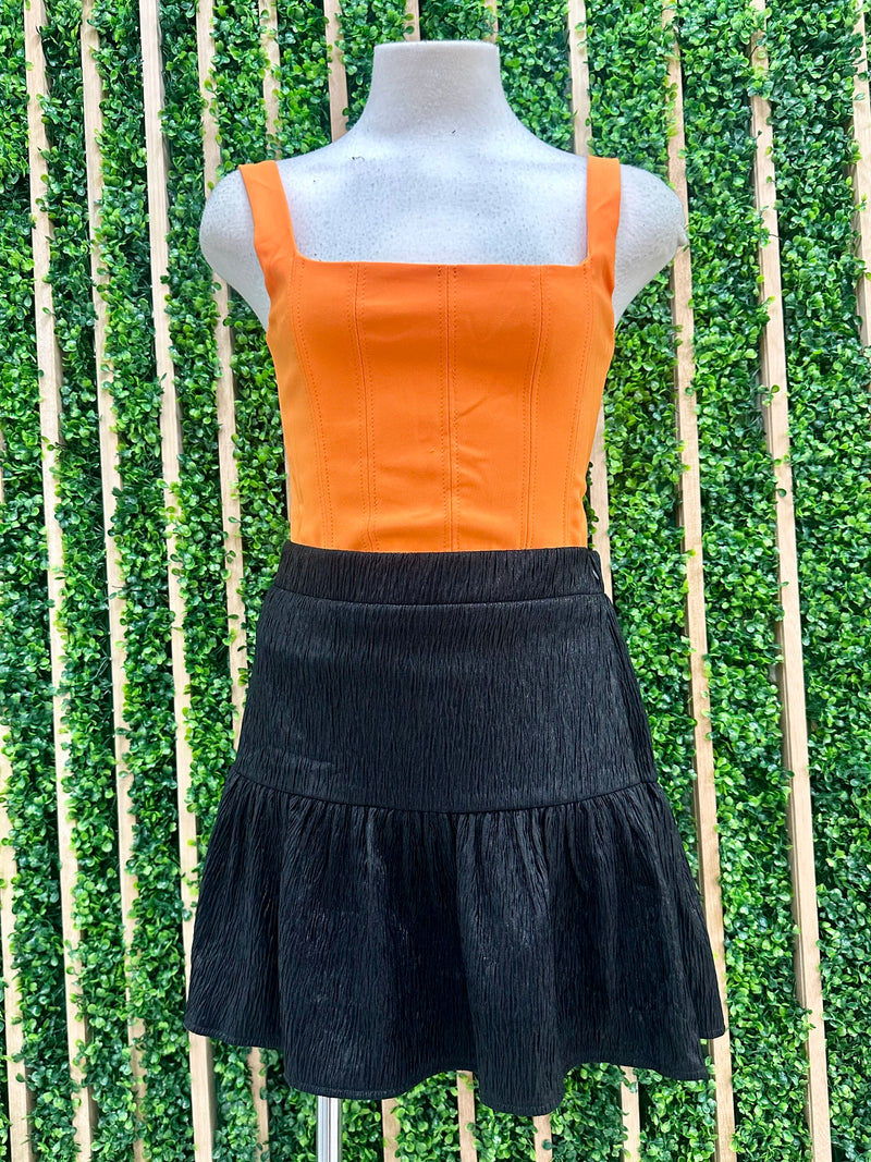 Square Neck Bustier Top