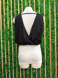 Sleeveless Bubble Hem Top