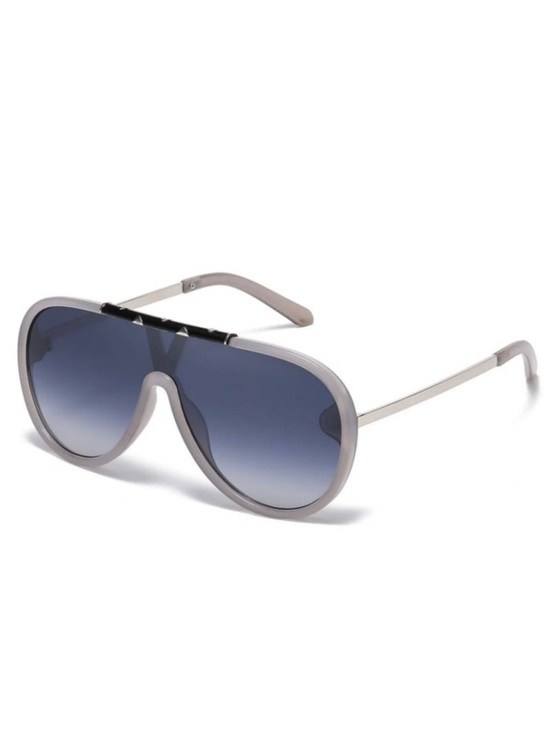 Resin Trim Aviator Sunglasses