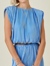 Crinkle Bubble Top